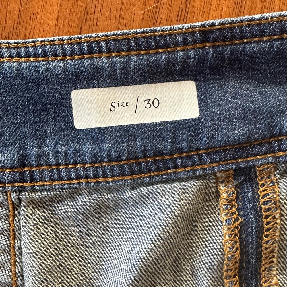 Pilcro by Anthropologie Wide Leg Cropped Jeans- size 30 - Picture 4 of 9